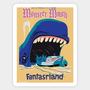 MONSTER MOUTH - DISNERLAND PARODY Sticker